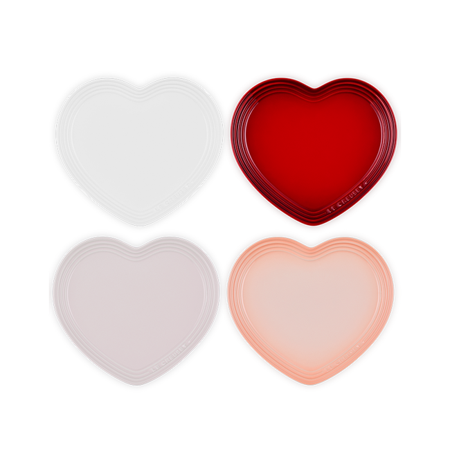 Heart Plates (Set of 4), view 1